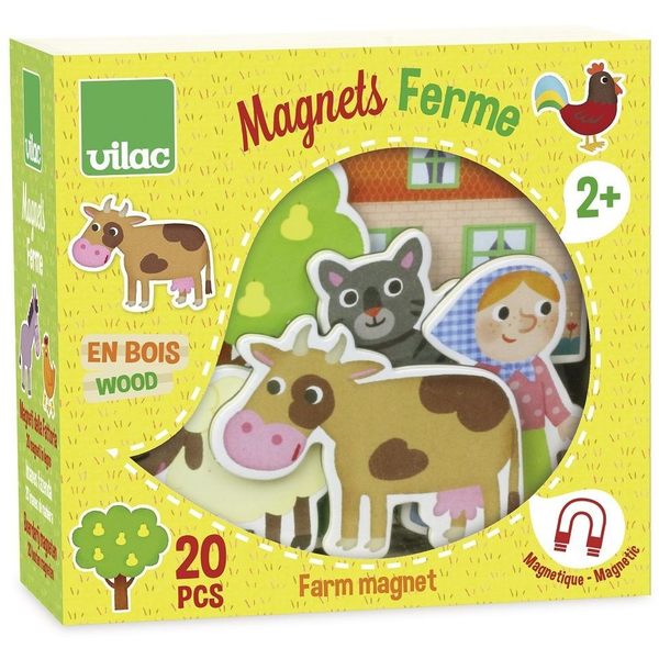 Vilac Fa mágnesek Farm 20 db