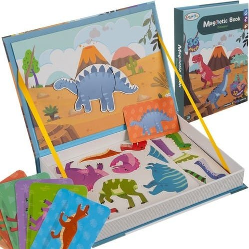 Mágneses Puzzle - Dinoszauruszok 24730 (5900779953741)