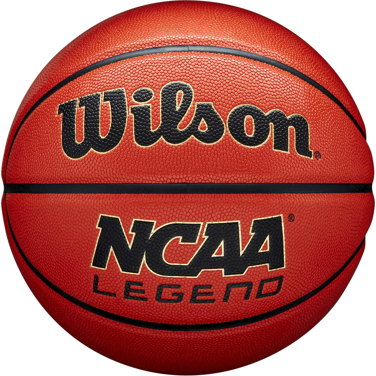 WILSON NCAA LEGEND BSKT Orange-Black 6 (WZ2007601XB6)