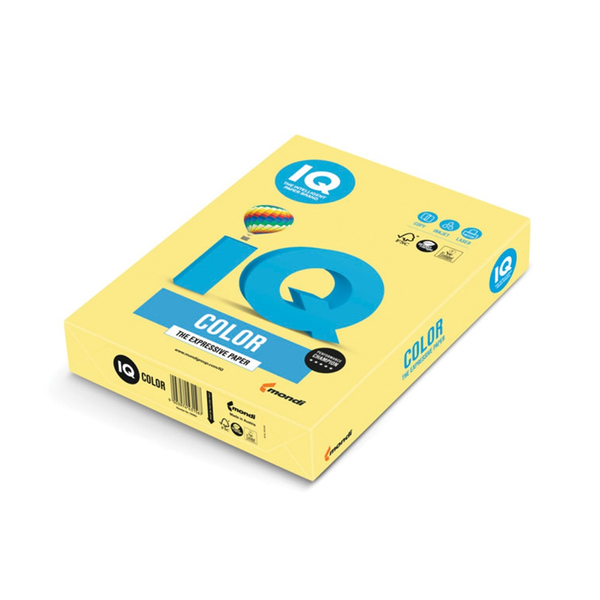 Mondi Másolópapír, színes, A4, 160g.  Color YE23 250ív/csomag, pasztel sárga