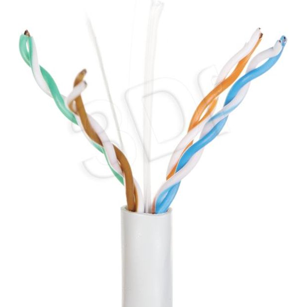 Alantec KIU6PVC305Q Hálózati Kábel Világosszürke 305 M Cat6 U/UTP (UTP) (KIU6PVC305NC)