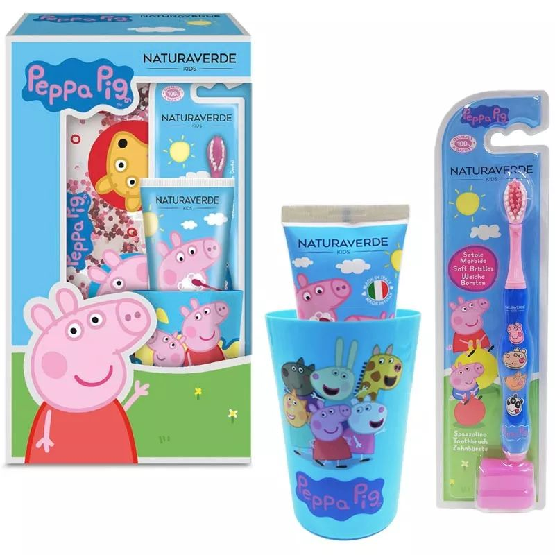 Peppa malac 4 részes Naturaverde fogmosó szett (6820)