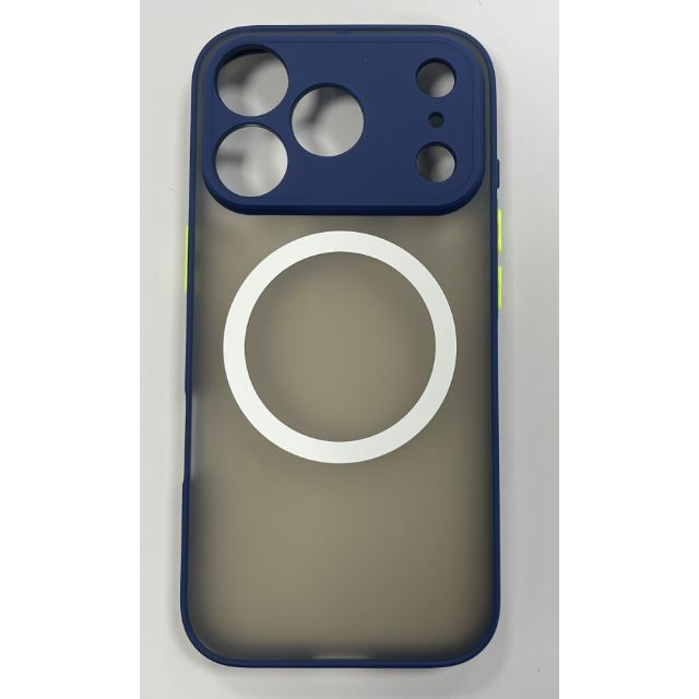 Cellect iPhone 17 Pro mágneses műanyag tok kék-zöld (CEL-MATTMIPH17PR-BLG) (CEL-MATTMIPH17PR-BLG)