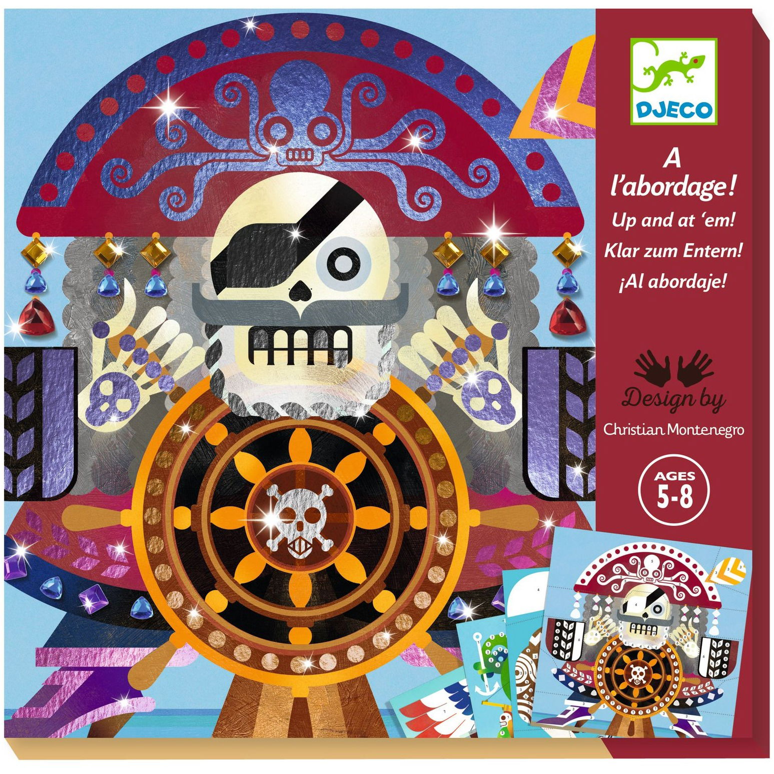 DJECO fóliaképek - Kalózok (3070900095267)