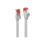 Lindy RJ45 Cat.6 U/FTP 0.3m hálózati kábel Szürke 0,3 M Cat6 U/FTP (STP)