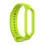Pótszíj (szilikon, állítható, 15 mm, speciális) LIMEZÖLD [Xiaomi Mi Band 6 ]