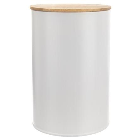 Orion Whiteline Tárolóedény, fém/bambusz, 9,5 cm átmérőjű