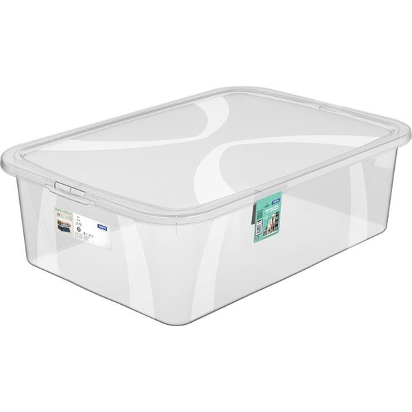 ROTHO lona tárolódoboz 29 l - átlátszó