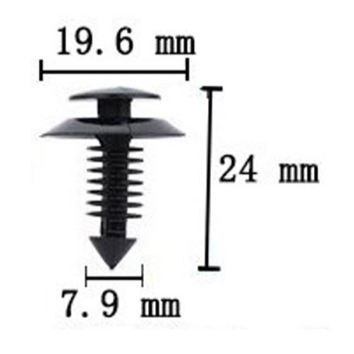 Kárpitpanel rögzítő patent D161 (91D161) (91D161)