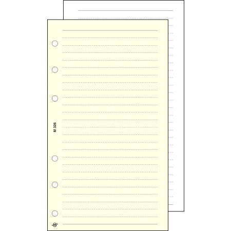 Saturnus M Kalendárium betét: vonalas jegyzetlap - Chamois (30 lap) (M326)