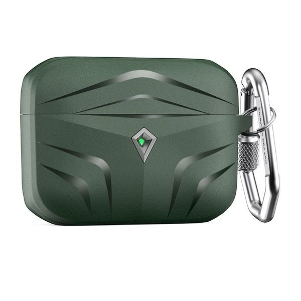 Phoner Rubber Apple Airpods Pro szilikon tok akasztóval zöld (PN-CP-140-MG)