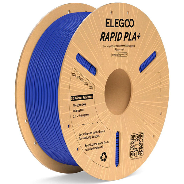 Elegoo RAPID PLA+ - 1,75mm, 1kg, Cardboard Spool, Blue