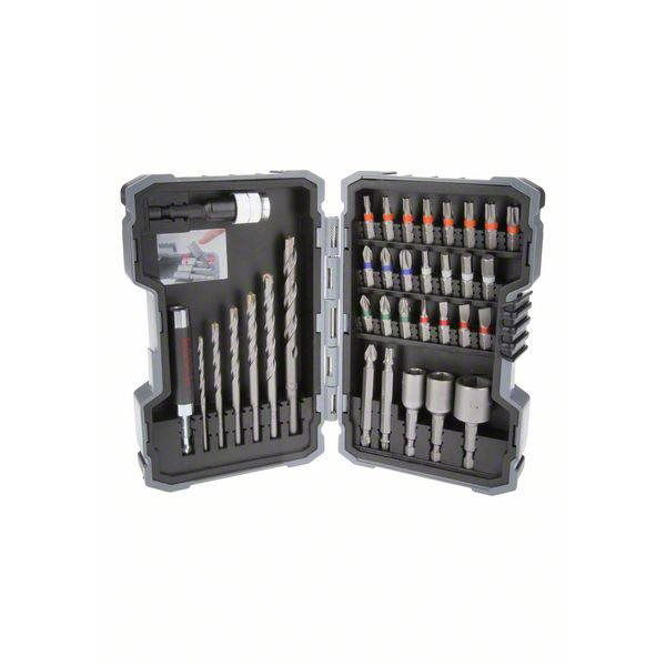 BOSCH 2607017571 Extra Hard spirál kőzetfúró- és csavarbitkészlet, 35 db (2.607.017.571)