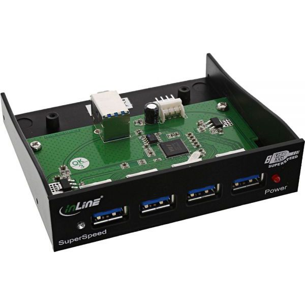 InLine 33395B beépítő keret Fekete (33395B)