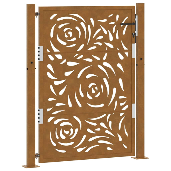 Kerti kapu 105x130 cm Időjárásálló acél lángos Design