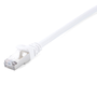 V7 V7CAT6STP-02M-WHT-1E мрежов кабел Бяла 2 м Cat6 S/FTP (S-STP)