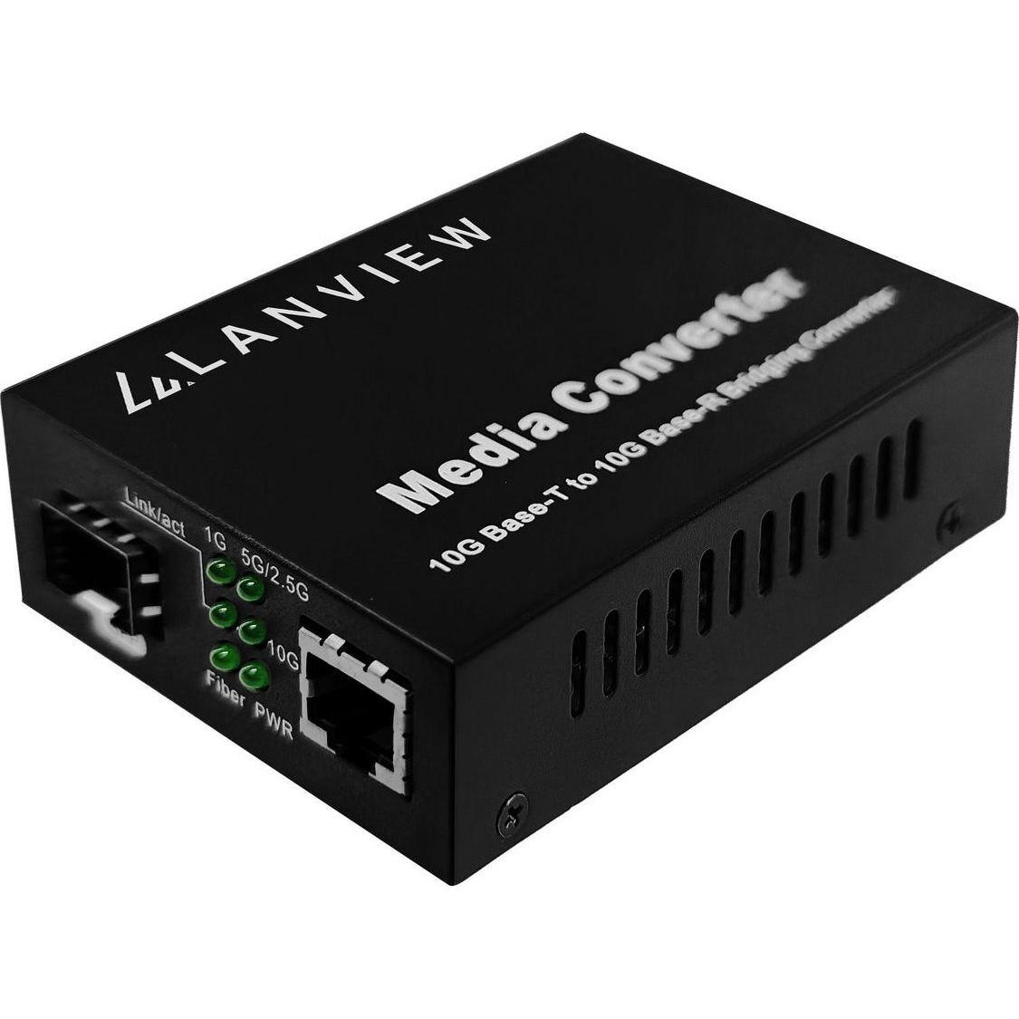 Lanview LVN-MED-SFP+-10GB-X konvertor sieťovej kabeláže Viacmódové Čierna