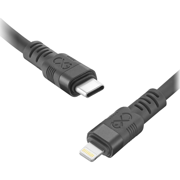 USB-C - Lightning eXc WHIPPY Pro Kábel, 0,9M, 29W, Gyorstöltés, Színkeverék