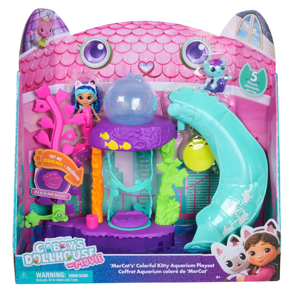 Gabby's Dollhouse GDH PYS Movie Aquarium Playset INTL GML