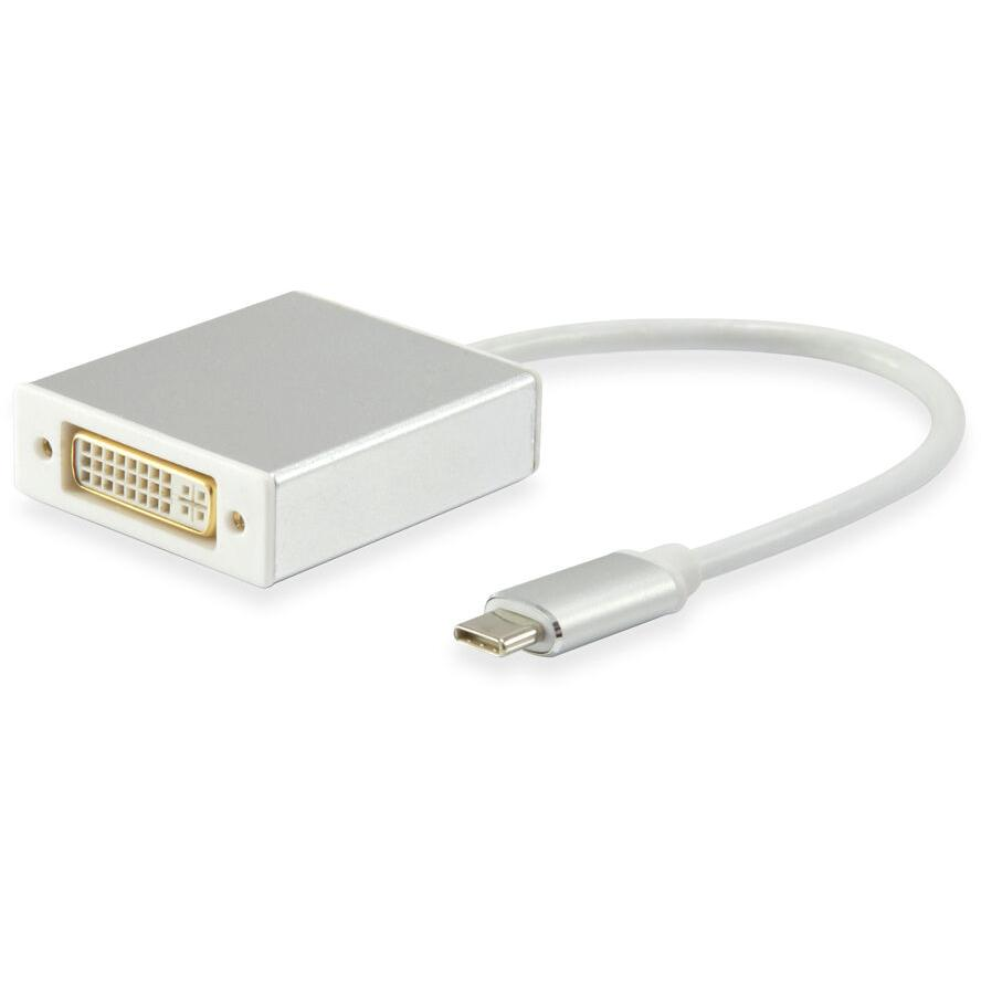 Equip Adapter USB-C -> DVI-I DualLink (24+5) 2k60Hz 0.15m si (133453)