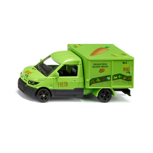Siku Streetscooter Organic Fresh Delivery Service Scooter model Formonterede 1:50
