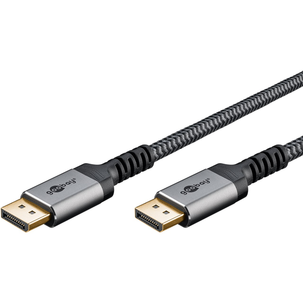 Plus DisplayPort 1.4 Kabel, 8K @ 60Hz (grau, 2 Meter)
