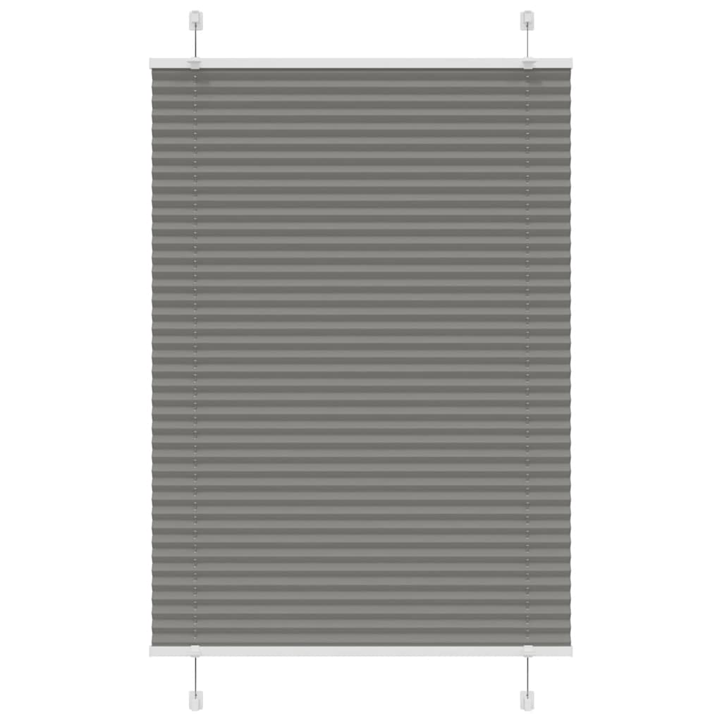 pliszírozott redőny antracit 100x100 cm szövetszélesség 99,4 cm (4015075)
