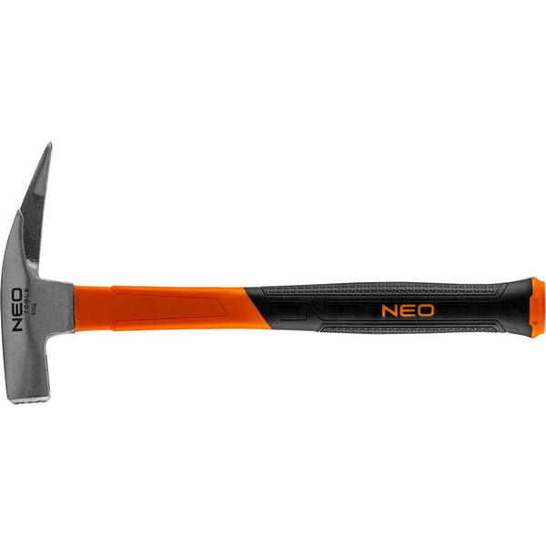 NEO Kőműves Kalapács, 600 g, Üvegszálas, Kétkomponensű Markolat