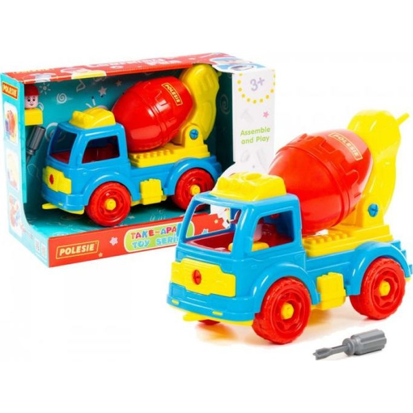  Polesie Polesie 84804 Klocki-transport Samochód betoniarka 29 elelmentów w pudełku