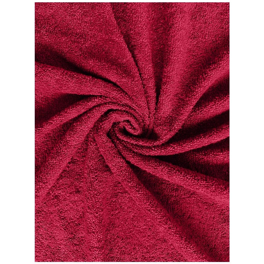 Kaptan Sheet Terry Lux, 90 × 200 cm, burgundy (5693218693-010)