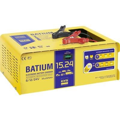 Automatikus töltő GYS BATIUM 15.24 024526 6 V, 12 V, 24 V 22 A 22 A (024526)