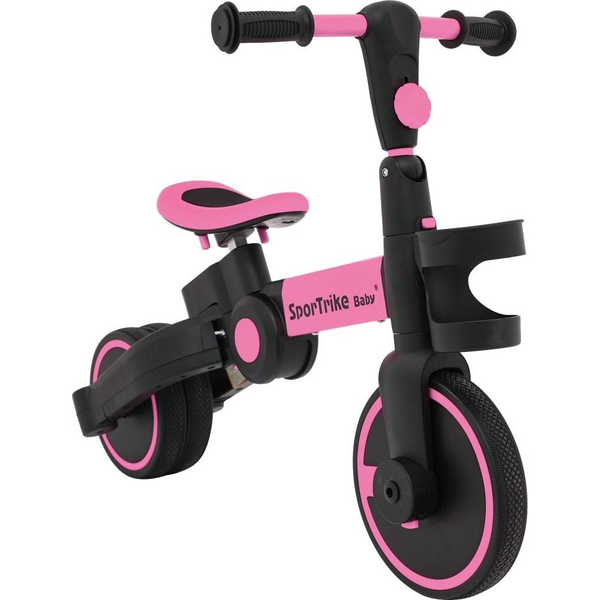 Sport Trike 3 az 1-ben Tricikli - Rózsaszín Színben