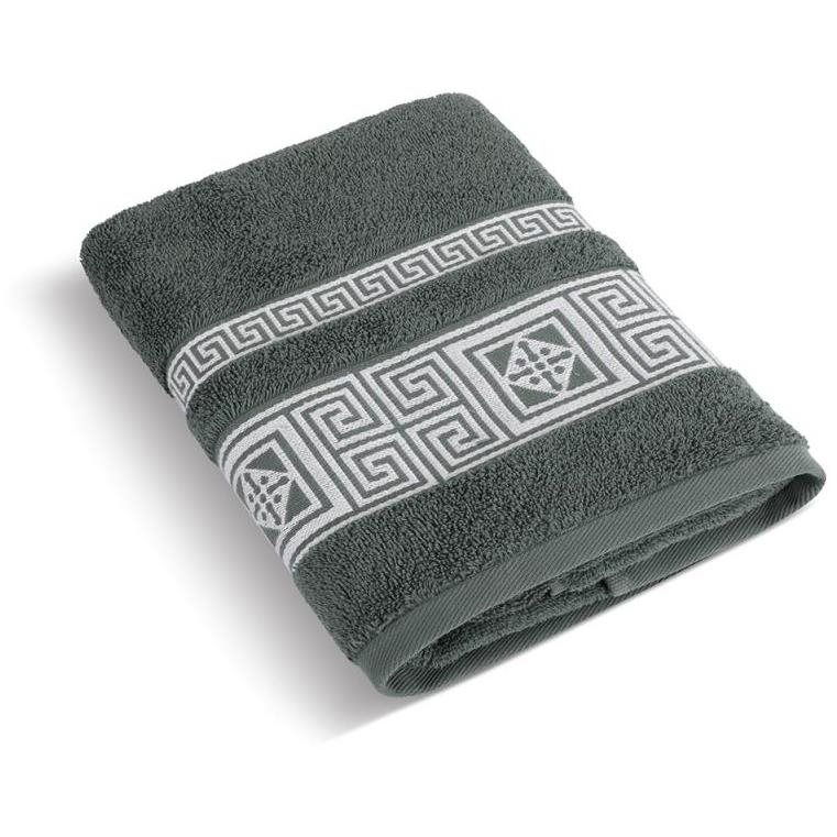 Bellatex Terry Greek Collection - Towel 157/038 - 70 × 140 cm - moss (2981)