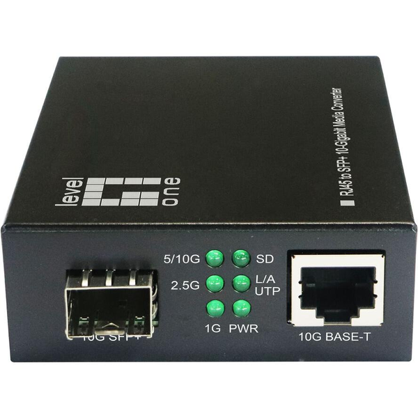 LevelOne GVT-2051 convertoare media pentru rețea 10000 Mbit/s Negru