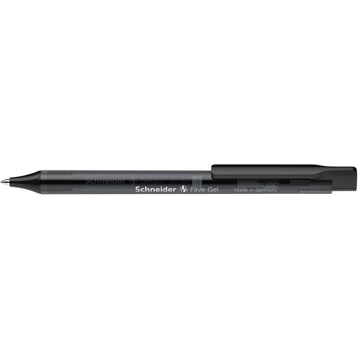 Schneider Fave Gel Nyomógombos zseléstoll - 0,4 mm / Fekete (101101)