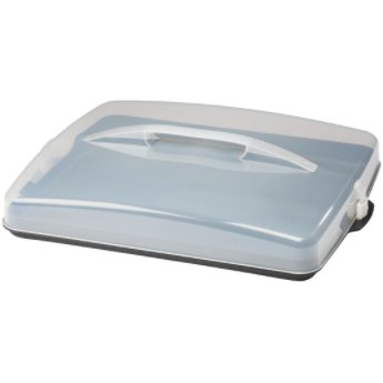 Hama 00111497 ételfelszolgáló tálca Téglalap alakú Fekete, Átlátszó (001114970000)