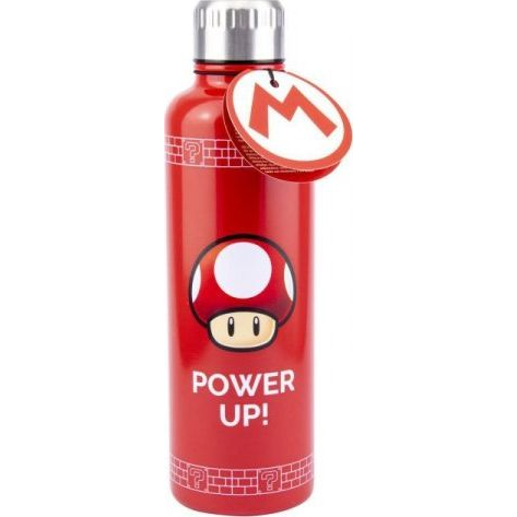 Nintendo - Super Mario Power Up - rozsdamentes acél palack