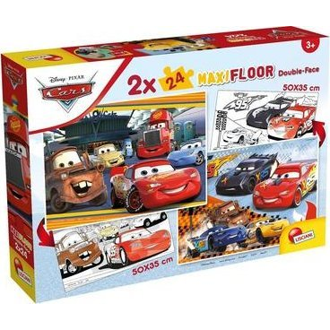 Verdák 2 az 1-ben 2x24db-os maxi puzzle és színező - Lisciani (304-91713)