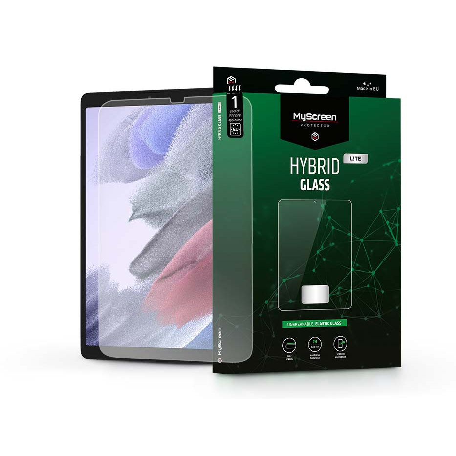 Samsung T220/T225 Galaxy Tab A7 Lite 8.7 rugalmas üveg képernyővédő fólia - MyScreenProtector Hybrid Glass Lite - transparent (LA-2246)