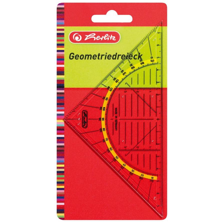 Herlitz Geometriedreieck klein Kunststoff (8700304) (8700304)