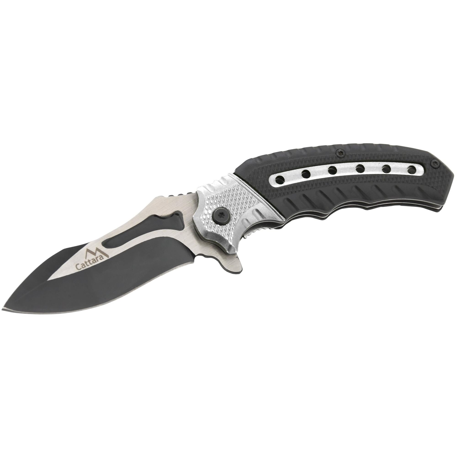 Cattara COBRA - biztonsági zárral, 20 cm, ezüst-fekete (13258)