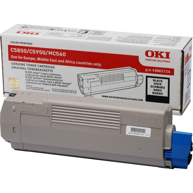 OKI 43865724 fekete toner (43865724)