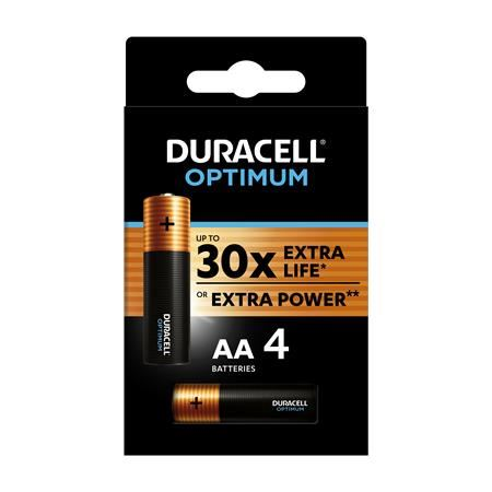  Duracell Bateria Alkaliczna Duracell OPTIMUM AA 4szt.  [321|1]