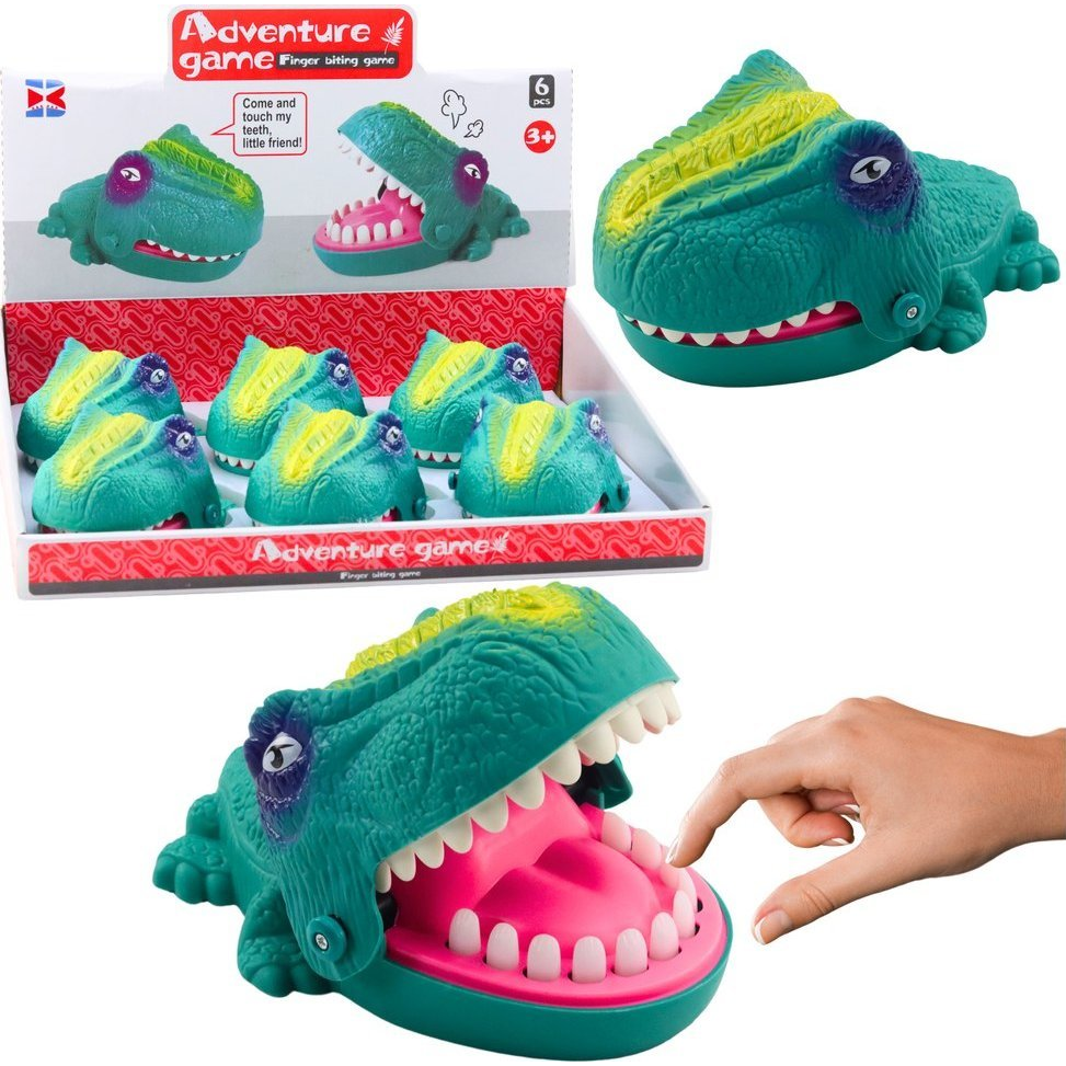 Green Dinosaur Biting Attack Arcade Játék 13809 (13809)