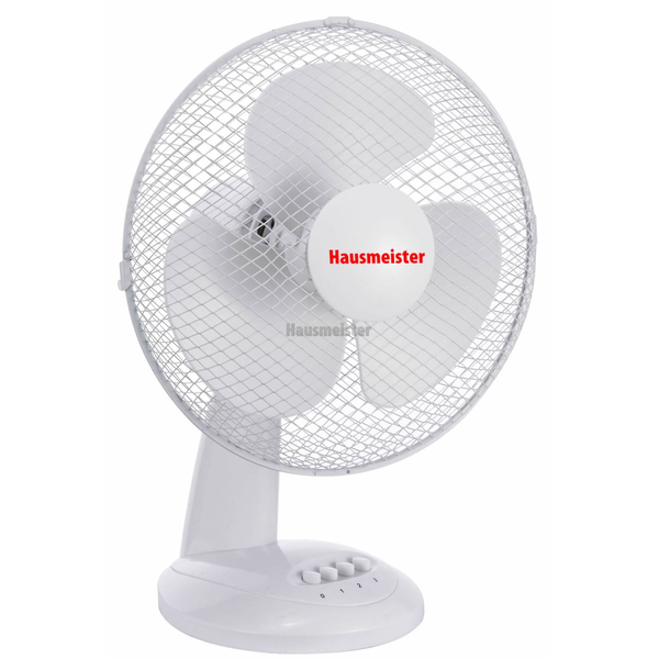 Настолен вентилатор Hausmeister HM8303, 30 см, 40 W, 3 скорости, бял