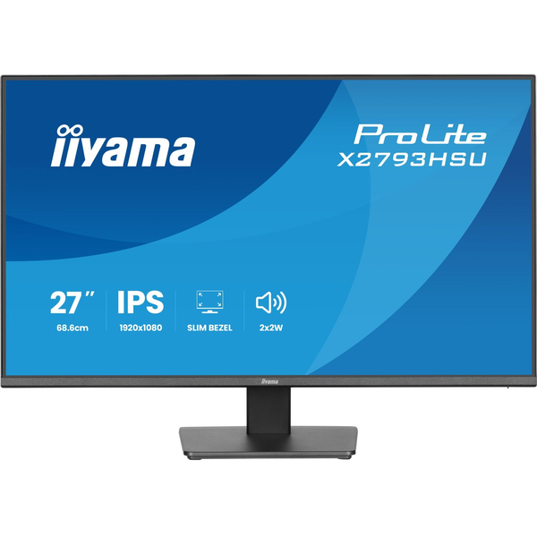 iiyama ProLite X2793HSU-B1 Monitor PC 68,6 cm (27") 1920 x 1080 Pixel Full HD LED Nero