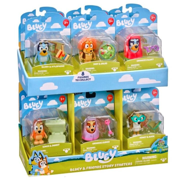 Tm Toys Bluey kezdő csomag figura - Többfajta