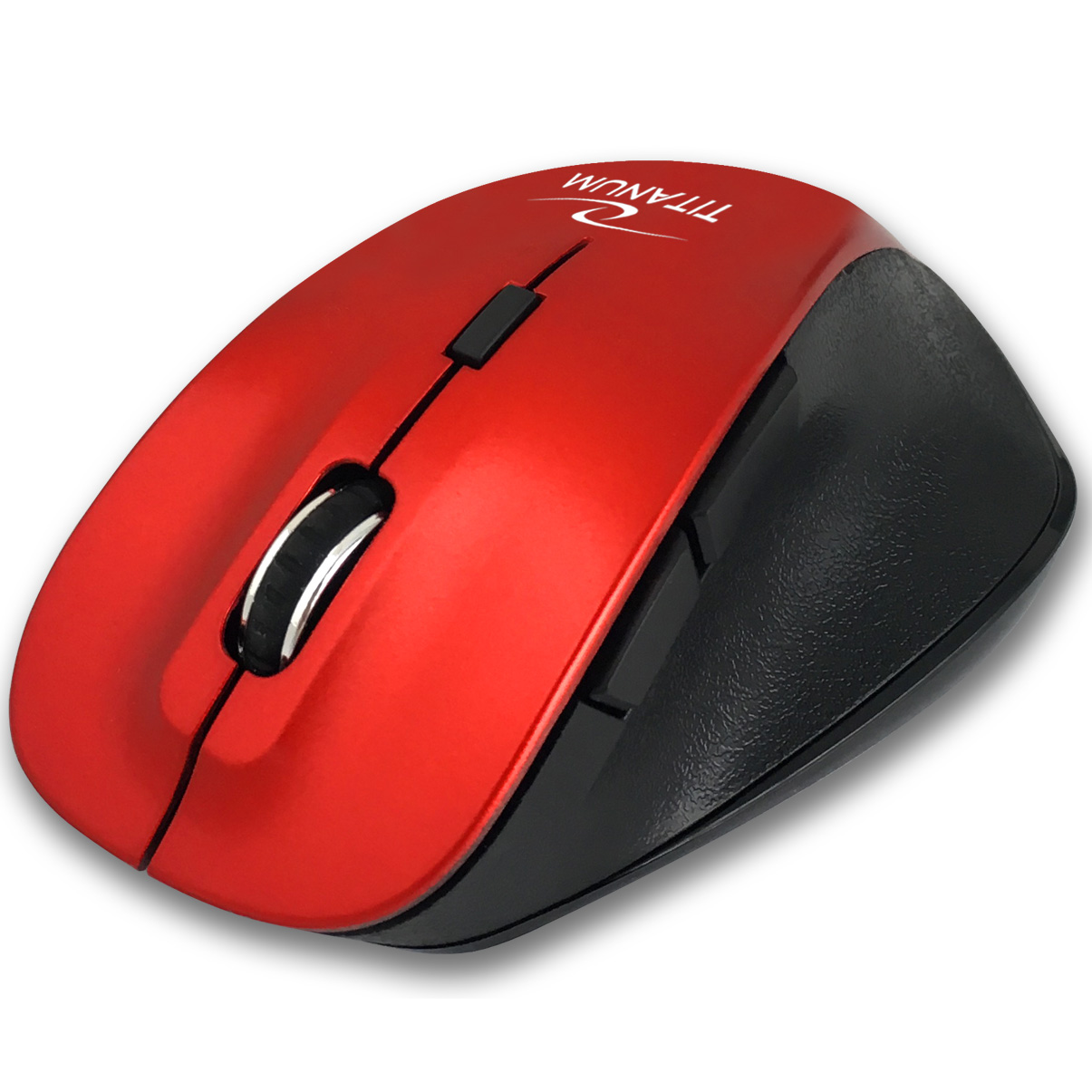 Titanum TM122R Bluetooth Optikai Egér Piros (TM122R)