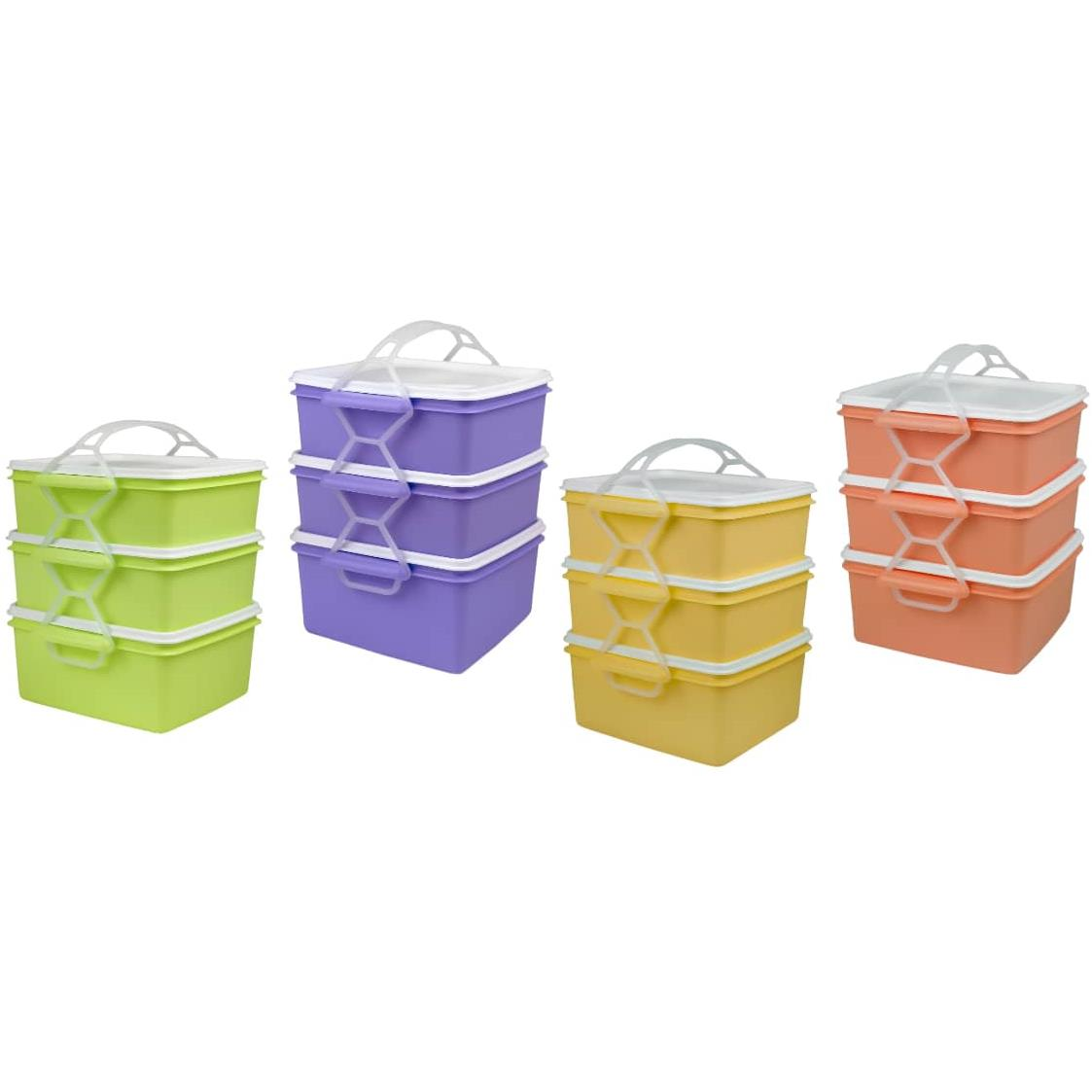 DK PLAST Kombi 2 × 1,2 l + 1,4 l - négyzet (8594028843791)