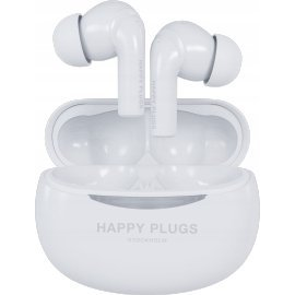 Tura Scandinavia Happy Plugs Joy Pro безжични слушалки с ANC, бял цвят